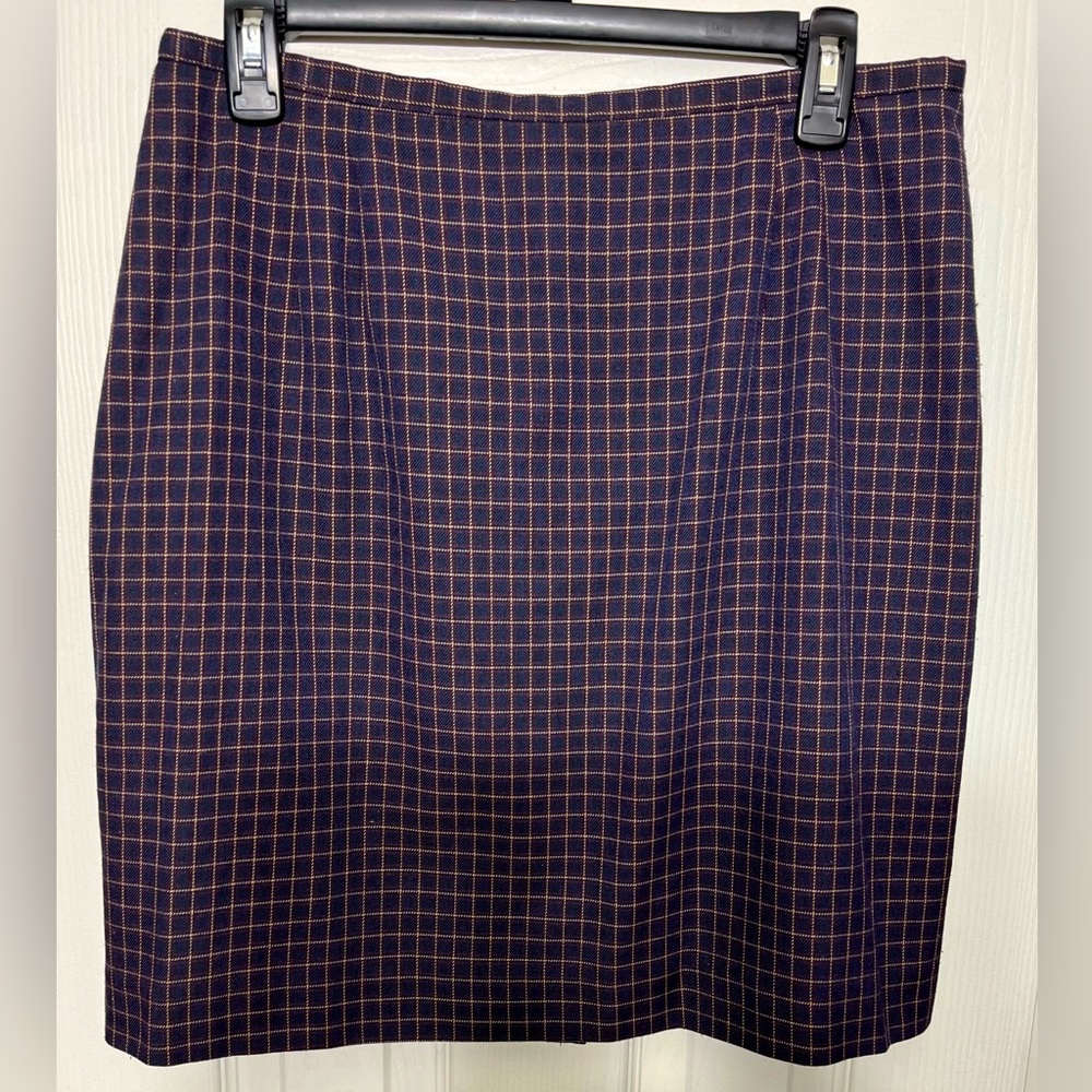 Vintage Loyd New York plaid mini skirt